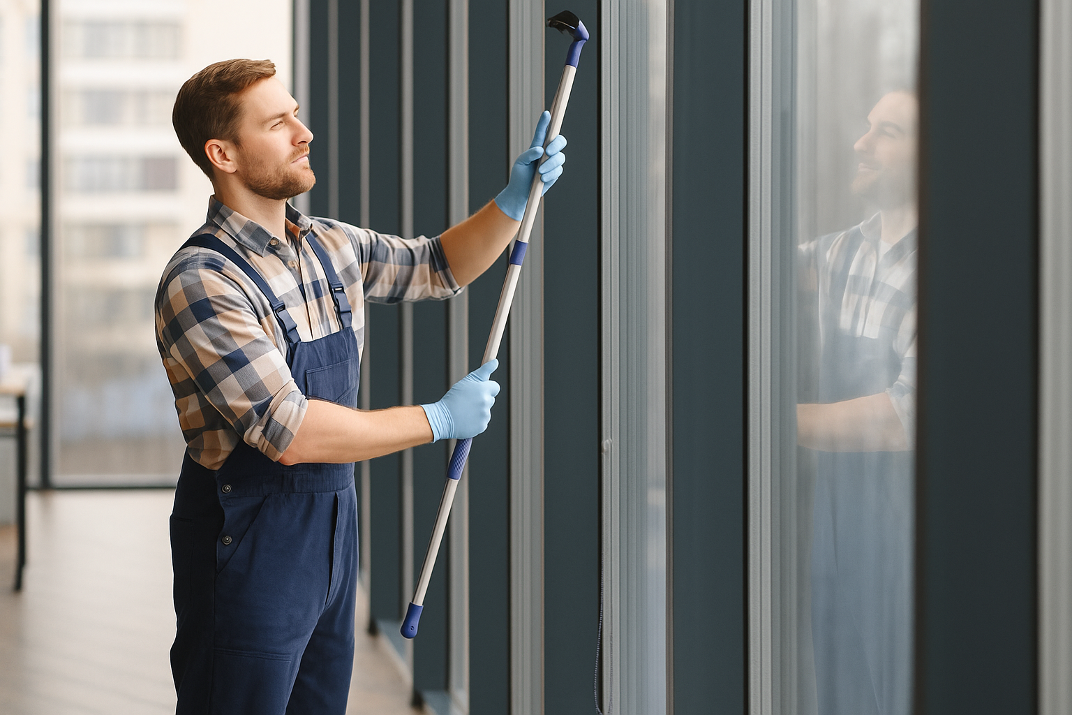 Блеск стекла и порядок в зонах общения